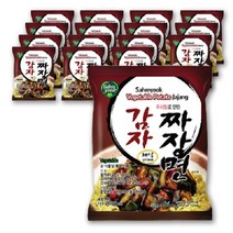 우리밀 채식 감자짜장라면 1box 16봉, 1, 본상품선택