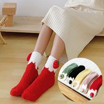 색색 수면양말 5족세트 겨울 극세사 보온 발열 임산부 양말