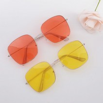 체육대회 레트로 방송 사진 게임 샵 추억 동물원 안경 네모 소품 놀이공원 사진관 촬영 옛날, 블루