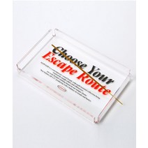 슬로우애시드 인센스홀더 & 트레이 [블랙/레드] INCENSE HOLDER TRAY [BLACK/RED], NONE