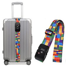 TSA 락 캐리어벨트 여행용 인디언 레고