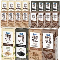 매일 두유 99.89 식이섬유 초콜릿 검은콩 190ml 24팩 식물성단백질 인절미 무설탕, 매일두유 99.89 190ml 48팩