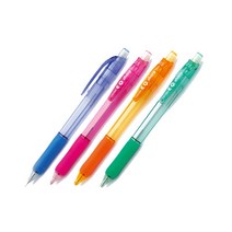 크라운 이큐 EQ 샤프 0.5mm 1갑 12개입 MP-2000S 지우개샤프 4색, 바디 투명블루