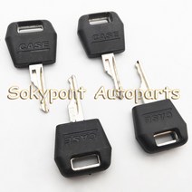 4pcs 점화 키 1964831C2 282775A1 케이스 트랙터 도저 백호 3394 4494 5120 5130, 한개옵션0