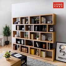 마레앤코 트리플로 높은 파티션 책장 2400세트_MRSK041, 없음