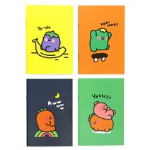 뉴피디수첩 수첩 혈압수첩 스프링수첩 미니수첩, 당근친구들 핸디수첩(40개)