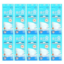 JW중외제약 좋은숨 KF94 마스크 10매 국내 제약회사 유통제품, 1매입, 120매, 화이트