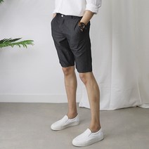 후앙스 보카시 사이드 밴딩 포인트 슬랙스 반바지 SPCP-360