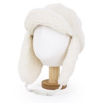 베이직엠 아동용(4~7세) 겨울 귀달이 똑딱이 뽀글이 (둘레 52cm)
