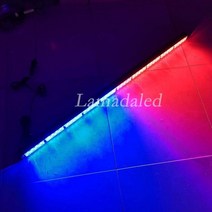 어깨경광등 경찰 후레쉬 led 라이트 비상 위험 스트로브 조명 바 자동차 그릴 깜박임 경고 램프 안전 스트로보 스코프 앰버 레드 블루, 파랑 빨강