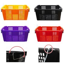 국산 튼튼한 이삿짐 보관함 플라스틱박스 공장 운반바구니 운반상자, 보라