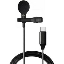 마이크 게임 방송무선 라발리에 라펠 마이크 3.5mm 전 방향 콘덴서 카메라 스피커 스마트폰용 유튜브용 녹, 02 Type-C 1.5m Wired