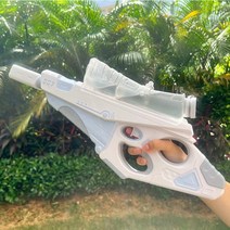 전동 물총 고압 강력한 물총 스프레이 물총 래프팅 성인장난감 자동물총, 화이트 전동 물총 [추가 패트병 장착 가능]