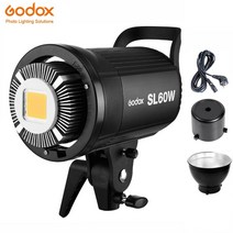 Godox-LED 비디오 라이트 SL-60W SL60W 5600K 화이트 버전 연속 사용 가능 스튜디오 녹화 용 Bowens 받침대, 04 UK Plug