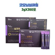 굿모닝실큐원 실크단백질 산가수분해물 실크아미노산3gX360포, 3g