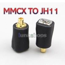 MMCX 변환기 헤드폰 이어폰 플러그 수-암 HE1000se qdc JH EXK ie8 HD650 MH334 0.78mm, [01] Black Or Gold, [02] ER4B Male To MMCX