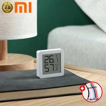 샤오미 온습도계 온도계 습도계 스토리링크 미니 온도습도계 신생아 디지털 실내 스마트 건전지포함+마스크스트랩, 샤오미 온습도계 Mini+마스크스트랩