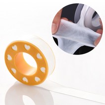 파이프 배관 누수 결합 연결 조인트 화이트 테프론 테이프