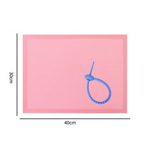 제과제빵오븐 컨벤션 업소용 제빵오븐기비스틱 마카롱 실리콘 베이킹 매트 오븐 시트 라이너 쿠키 빵 패스, 07 pink right angle