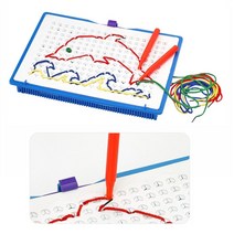 4살 두뇌발달 소근육장난감 바늘실꿰기추천 유아실꿰기 소근육발달 바느질장난감