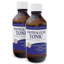 Dental Herb Company Tooth & Gums 토닉 (532 3ml(18온스) 구강 세정제 (2병) 미국직송 283036