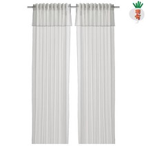 이케아 커튼 반투명 모알리사 한쌍 블랙 145x250cm 커텐 창문 거실 가림막 가리개 방한 방풍 홈데코