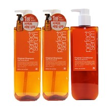 미쟝센 퍼펙트세럼 오리지널 샴푸 680ML x 2+컨디셔너, 1세트