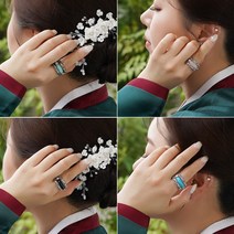 옥반지 다은 혼주반지 한복반지 쌍가락지 옥가락지 결혼식반지 반지