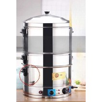 업소용 찜기 찐빵 찜통 스탠 4단 호빵 스팀 조개찜, D