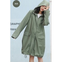 골프 등산 장마철 깔끔 베이직 레인코트 우비 배달 다회용 차박 후드, 핑크M