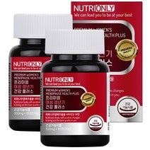 뉴트리온리 프리미엄 여성 갱년기 건강 플러스, 60정, 2개