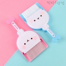 몰랑 리본 청소도구 세트 2종 혼합 1세트 어린이빗자루세트 미니빗자루 쓰레받기 청소습관 책상정리