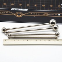 조소 점토 부드러운 도자기 진흙 초경량 고체 알약 스틱 둥근 머리 손으로 만든 돌 가루 미세 조각 오일 손 도구, 4개 1세트