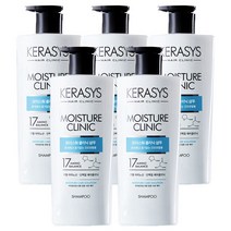 케라시스 모이스처 클리닉 샴푸 750ml, 5개