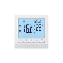 가스히터 난로 파츠 수리 Minco Heat ME83 프로그래밍 가능한 가스 보일러 난방 온도 조절기 LCD 제어 A, 01 Blue