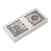 지폐다발케이스 9호 1곽 (138mm x 62mm x 11mm) 수집용품 지폐수집 다발 1위안 구권 첨성대 10원, 9호 138 x 62 x 11