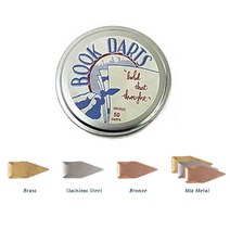북다트 고급책갈피 50개입 BOOK DARTS, TIN50-Brass