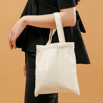 무지 에코백 2P 24X26.5CM 베이지 무지토드백 캔버스가방