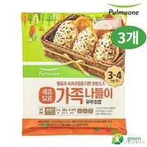 [풀무원]새콤달콤 가족나들이 유부초밥 280g x 3봉, 단품