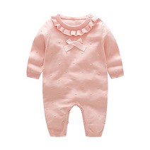 맘스케어 여아용 카라프릴 니트우주복