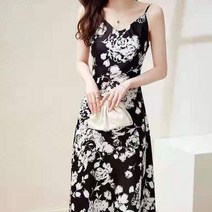 40대원피스 레이스 쉬폰 슬림 뷔스티에 원피스 빅사이즈 흰색 여자 고급 나시원피스 상견례 하객원피스