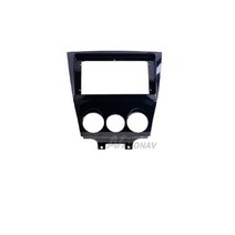 9 Inch 2DIN 자동차 라디오 대시 보드 프레임 블랙 카 오디오 트림 장착 패널 키트 Mazda RX8 2011 적합