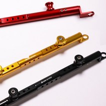 야마하 XMAX300 멀티 크로스바 핸들 튜닝 크로스 BIKERS 바이커즈, 블랙, 1개