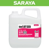 SARAYA(사라야) [사라야]알코올 58.8% 소독제 알펫ES 5L, 단품