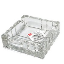 보르미올리 유리 재떨이 사각(소) 흡연실 담뱃재