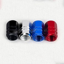 타이어 밸브 스템 캡 4 개/대 포드 익스플로러 스포츠 볼트 인 알루미늄 THEFTPROOF 커버 2017, Blue 2