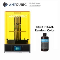 3d 프린터 ANYCUBIC Photon Mono X 4K 8.9 인치 LCD UV 수지 프린터 192120250mm 고속 3D 인쇄 APP 원격 제어, 협동사, 1kg 추가