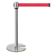 벨트 차단봉 바리케이트 대기줄 가이드라인 2m 5cm W, 주황색, 주황색