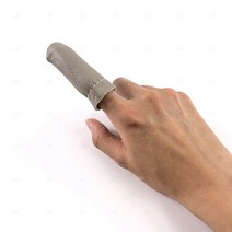 천연 소가죽 골무 엄지 검지 세트 색상랜덤GS2100031A, 단품, 단품