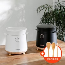 미니쿡 미니저당밥솥 TKC-550 캠핑/다이어트/1인밥솥 1.5L, 화이트